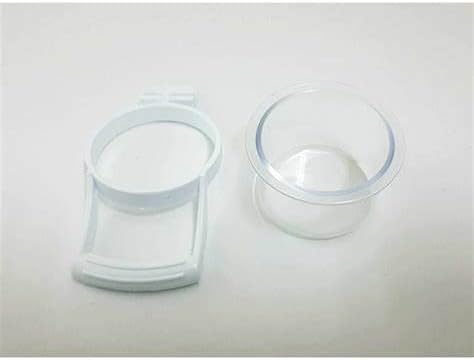 3 Detachable Small Bird Cage Food Water Feeder Cups Small Hoppers Canary Parrot Hanging Transparent Acrylic Feeding Bowls Parakeet Cockatiel Budgie Hamster Ferret Set of 3 Clear Hopper Feeders 2 oz