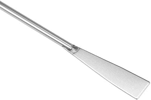 Heyiarbeit Aquarium Straight Curved Tweezers Set 19 Inch Stainless Steel (2 Pack) & Substrate Spatula Fish Tank Aquatic Plants Tool