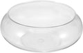 Clear Fish Bowl Vase Bubble Bowl Round Shallow Planter Plastic Container Fish Bowl Aquatic Plant Pot Daffodil Pot Hydroponic Planter Fish Tank Aquarium Bowl