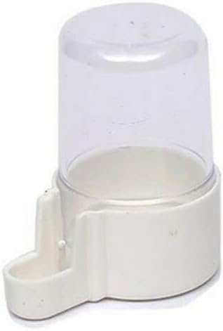 6 Bird Cage Medicine Drinkers Silo Dispenser Clear Mini Tube Feeders Food Water Cage Automatic Finch Canary Aviary Breeding 1.4 OZ Capacity