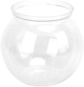 4.9x3.9 Inch Mini Plastic Transparent Fish Bowl Shatterproof Aquarium for Small Fish Desk Decor Tank with High Light Transmittance(S)