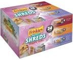Purina Friskies Gravy Wet Cat Food Variety Pack, Shreds With Beef, With Chicken, and Turkey and Cheese Dinner - (Pack of 24) 5.5 oz. Cans