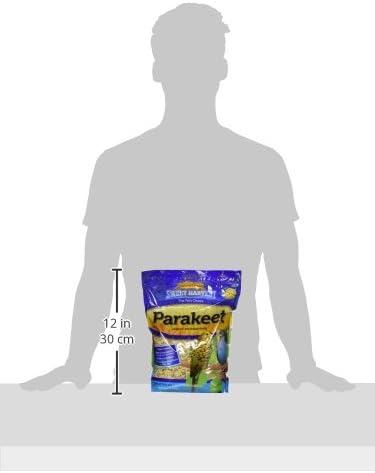 Parakeet Bird Food, 4 lbs Bag - Seed Mix for Parakeets Budgerigars Budgies