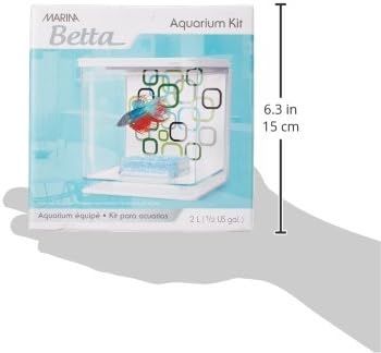 Marina Betta Aquarium Starter Kit, Geo Bubbles