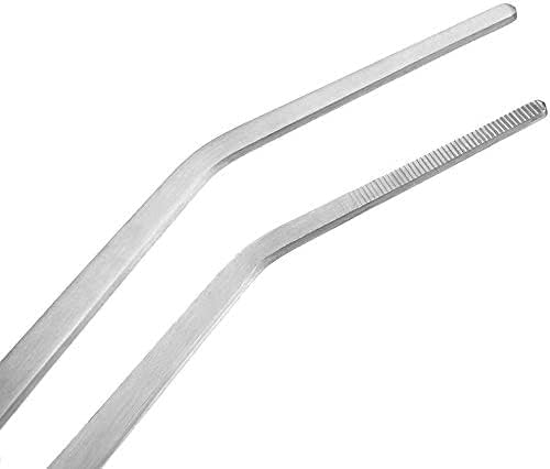 Bettomshin Aquarium Tank Aquatic Plant Tools Sets, 3 in 1 Anti-Rust Aquatic Plant Aquascaping Tool, Stainless Steel Aquarium Tweezers(15inch) and Scrapers, for Fish Starter Kits & Aquariums Tank