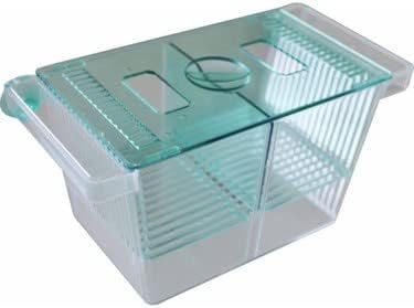 Fish Breeding Box Acclimation Box for Aggressive Fishes, Nursery for Injured Fishes, Hatchery Incubator Breeder Box for Shrimp cicilids Eggs Small Baby Fishes