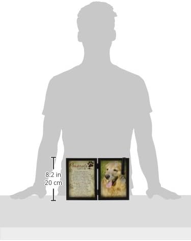Pawprints Pet Memorial Frame with Pawprints Left by You Poem- Touching Dog Sympathy Gift for Pet Loss Remembrance