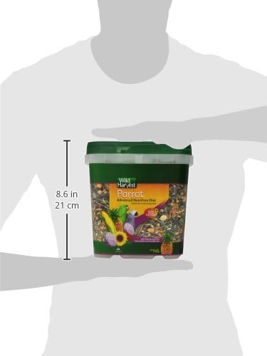 Wild Harvest Advanced Nutrition Parrot, 4 Pounds, Seed, Grain And Vegetable Mix