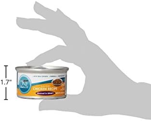 Purina ONE Natural High Protein Cat Food, Chicken Recipe in Wet Cat Food Gravy - (Pack of 24) 3 oz. Pull-Top Cans