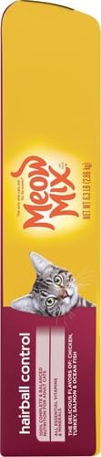Meow Mix Hairball Control Dry Cat Food | 6.3 Pound | Pack of 2