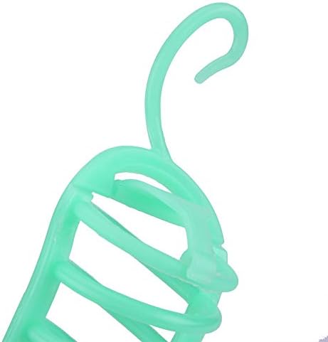 Parrots Food Basket, Birds Feeding Perch Stand Fruit Vegetable Container Birds Feeders Plastic Parrot Bird Cage Hanging Foraging Toys(Green)