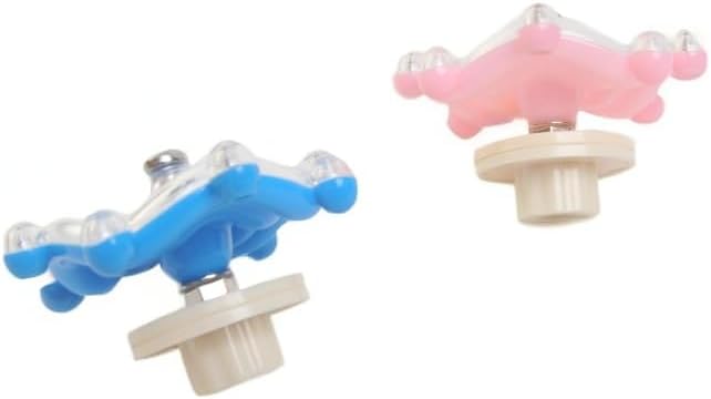 Bird Cage Spinning Toy for Parakeets & Cockatiels, 2 Pack Interactive Spinner Rattle Bird Toys, Cage Mounted Chew Toy for Canary Lovebirds Finches Small Birds Cage Accessories