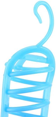 Parrots Food Basket Birds Feeding Perch Stand Fruit Vegetable Container Birds Feeders Plastic Parrot Bird Cage Hanging Foraging Toys(Blue)
