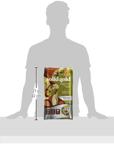 Solid Gold Sensitive Stomach Dry Cat Food - Grain Free Gluten Free Sensitive Stomach Cat Food for Indoor Adult/Senior Cats - Dry Kibble for Cats w/Quail - Probiotics for Gut Health - 6lb