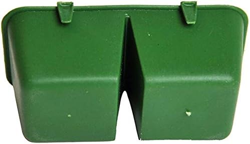 Litewoo Bird Seed Food Feeder Dish Water Feeder Bowl for Parrot Macaw African Greys Budgies Parakeet Cockatiel Conure Canary Finch Cage (3.9inch 2 in 1)