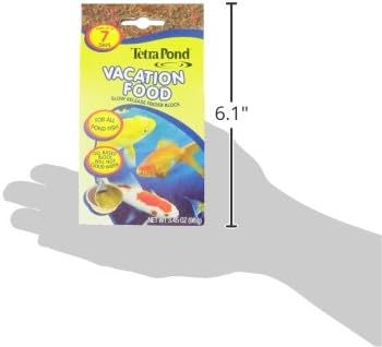 TetraPond Vacation Food Slow Release Feeder Block, 3.45 Ounce - 16477