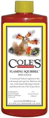 Cole's FS16 Flaming Squirrel Seed Sauce, 16-Ounce