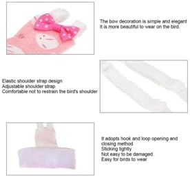 Pet Bird Cute Diaper, Convenient to Use Parrot Diaper Flying Costume Reusable Diaper Bird Diaper for Parrots Pigeons Pet Supplies (L)
