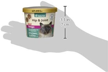 NaturVet – Hip & Joint for Cats Plus Omegas – 60 Soft Chews – Help Supports Healthy Hip & Joint Function – Enhanced with Antioxidants, Omega-3 & 6 Fatty Acids – 30 Day Supply