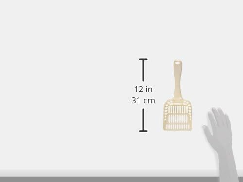 Petmate Litter Scoop for Cats,Jumbo Size,Bleached Linen,(Pack of 2)
