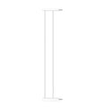 WAOWAO Triple Lock Baby Gate Extra Wide Pressure Mounted Walk Through Swing Auto Close Safety Black Metal Dog Pet Puppy for Stairs,Doorways,Kitchen 25.59"-81.49" inch(White, 4.72"/12cm)