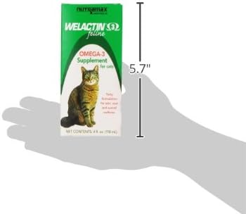 Welactin Omega-3 Skin and Coat Support,Liquid,4 oz,Green,(Pack of 2)