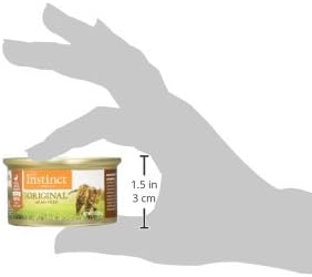 Instinct Original Pate Wet Cat Food, Grain Free Recipe - Real Duck, 3 Ounce (Pack of 24)