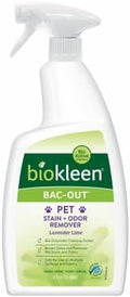 Biokleen Bac-Out Pet Stain Remover - 32 Ounce - Enzymatic, Natural, Destroys Stains & Odors Safely, for Pet Stains on Carpets - Eco-Friendly, Plant-Based