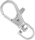 12 Pcs Pet Birds Foot Rings Cage Door Buckle Lock Claw Snap Hook Iron Anti-Escape Accessory for Pet Birds Small Animals
