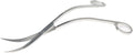 BROPC Stainless Steel Mirror Wave Scissors - 9.8" Aquarium Scissors for Saltwater and Freshwater Plant Trimming and Maintenance
