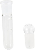 DOITOOL 2hole Aquarium Glass Turbellarian Catcher Glass Worm Trap for Easy Catching Aquarium Accessory for Maintaining Healthy Fish Tank