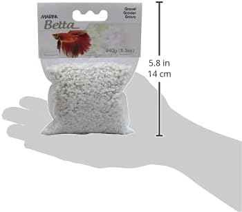 Marina Betta Aquarium Starter Kit, Gravel, White (Pack of 2)