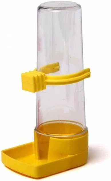 3 Pcs Bird Automatic Water Feeder Parakeet Budgie Aviary 4 oz 100 ml Tube Feeders Gravity Food Dispensers Set of 3 Parrot, Parrotlet, Small Pets Durable, Reusable, Bird Cage Feeders