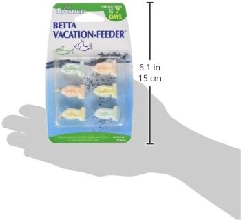 Penn Plax Pro Balance 7-Day Betta Blocks Fish Food, Each Block is 0.75" Long x 0.5" Wide x 0.25" thic