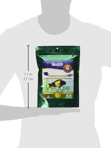 Northfin Veggie Fish Food Formula – Slow Sinking Pellets for Herbivorous Fish (1mm, 500g) | Premium Organic Kelp-Based Diet with Spirulina & Astaxanthin for Enhanced Color & Digestive Health