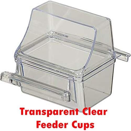 Large Canary Parakeet Cockatiel Lovebird Finch Roof Top Bird Cage with Stand -18"x14"x60" (Black)