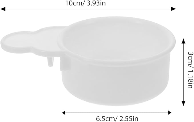 2pcs Bird Food Bowl and Cage Feeder Cups for Small Birds Watering Supplies for Parakeets and Small Parrots Cage Use