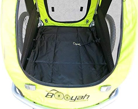 Booyah Large Pet Trailer Pet Bike Trailer & Jogger with Shocks - Blue