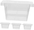 GANAZONO 4pcs Double-Layer Fish Fry Incubator Box Self-Floating Aquarium Breeding Box for Fish Tank Nursery and Isolation of Betta