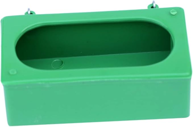 10pcs Parrot Feeder Pigeon Feeding Trough Bird Seed Holder Bird Feeding Watering Supplies Hanging Feeder