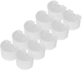 Zerodis Pigeons Feeding Cups, Plastic Bird Dish for Watering and Feeding, Easy to Hang Supplies for Bird Breeders and Pet Owners (L)