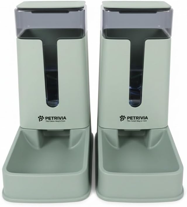 Automatic Pet Feeders Automatic Dog Food and Water Dispenser Water Dispenser for Dogs Gravity Water Dispenser Cat Feeders Automatic Cat Food Dog Water and Food Dispenser Gravity Pet Water Dispenser