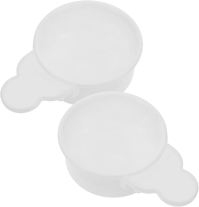 Artibetter 2pcs Parakeet Food Bowl and Water Dispenser Set for Bird Cage No Mess Hanging Feeding Cups for Small Birds and Parakeets Sturdy Plastic Watering Supplies