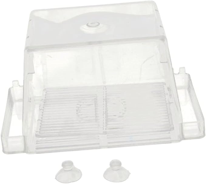 FRCOLOR 2pcs Aquarium Self-Floating Fish Breeding Isolation Box Transparent Fish Hatchery Incubator for Guppies and Bettas Prevents Aggressive for Separation