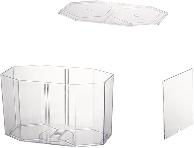 Professional Transparent Fish Breeding Tank Double Space Incubation Box for Fish Easy to Use for Fry and Aggressive Aquarium Supply