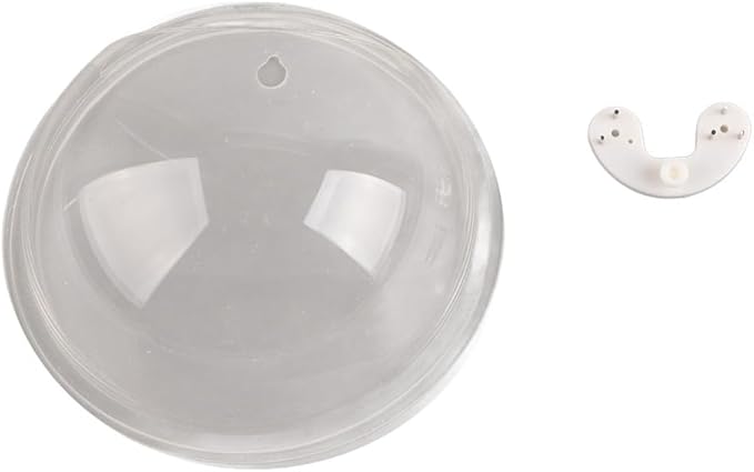 5.9 Inch Transparent Acrylic Wall Mounted Fish Bowl Space-Saving Leak-Proof Hanging Aquarium for Small Fish Plants Home Office Decoration