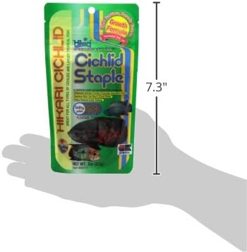 Hikari Cichlid Staple Floating Baby Pellets for Pets, 2-Ounce