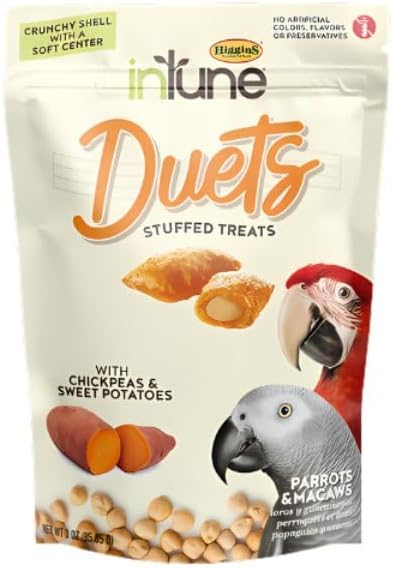 102664 3 oz Intune Duets Chickpeas & Sweet Potatoes Bird Treat - 12 Count