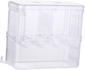 Housoutil Fish Breeding Tank Hatching Box Betta Fish Habitat Box for Aquarium Easy to Clean