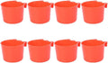 FRCOLOR 24Pcs Bird Bowls Cockatiel Parrot Feeder Container Plastic Feeding Bowl Dispenser Pet Bird Water Bowl for Cage Supplies